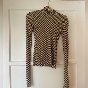 Nanushka Checkered Top